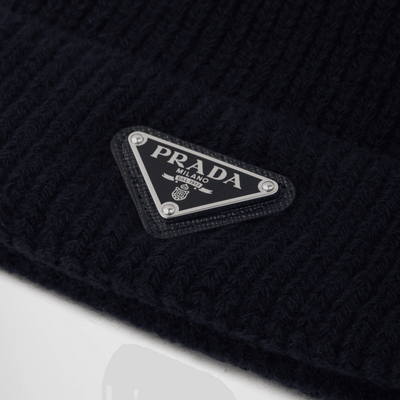 Wool and cashmere beanie