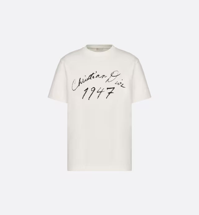 Handwritten Text Relaxed-Fit T-Shirt