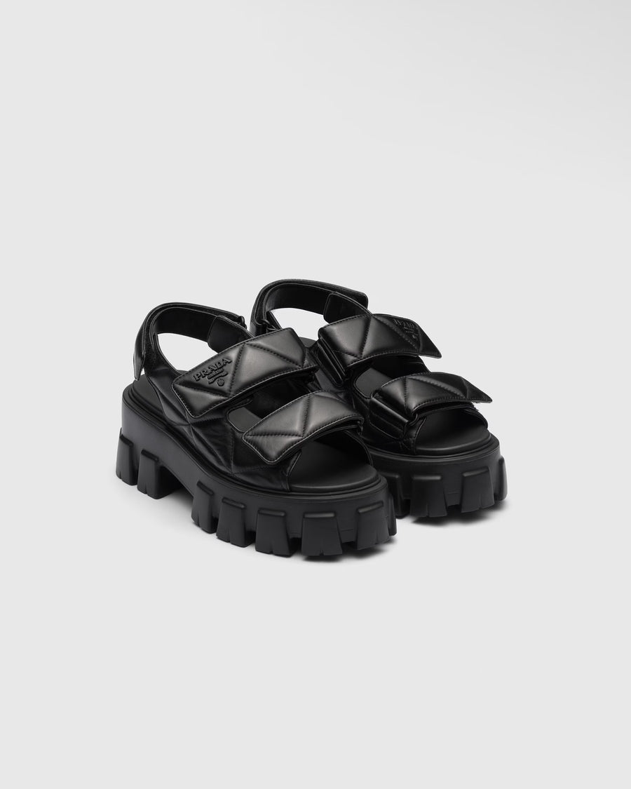 Monolith nappa leather sandals