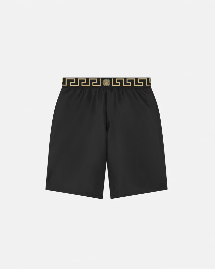 GRECA BORDER MID BOARDSHORTS