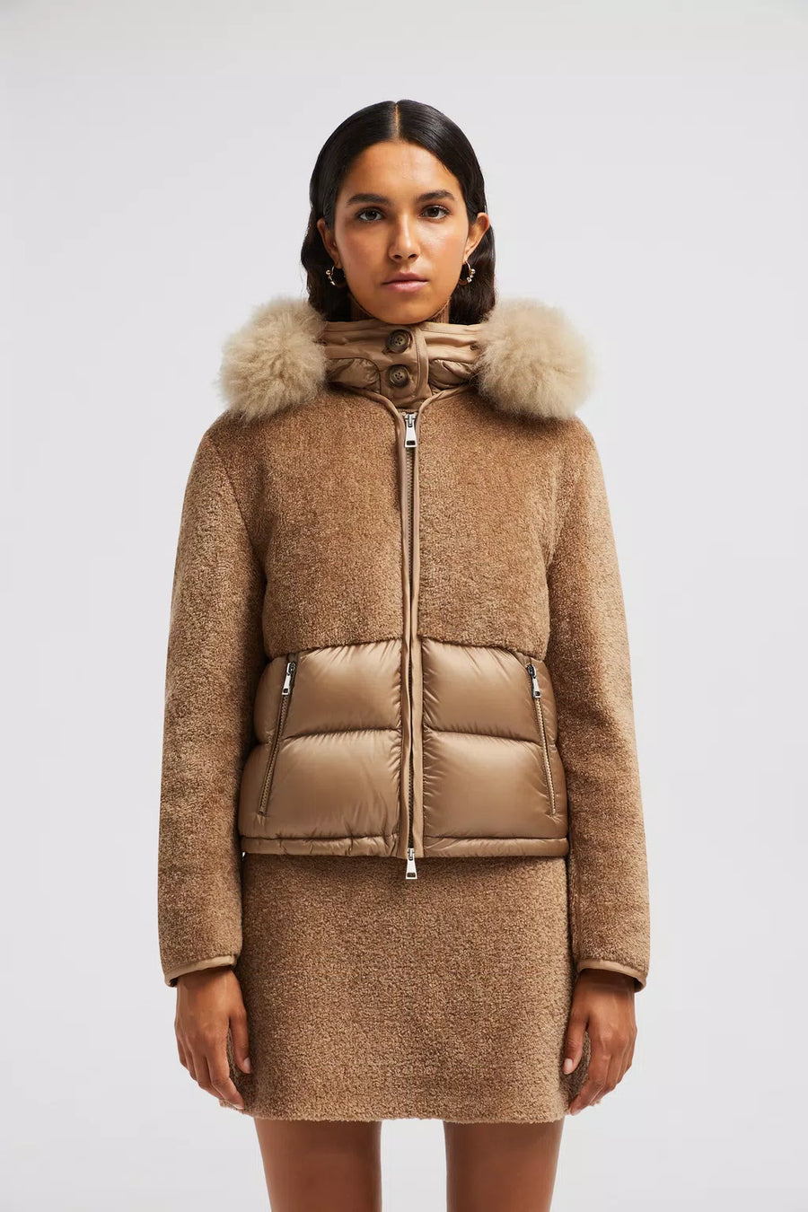 Marne Teddy Short Down Jacket