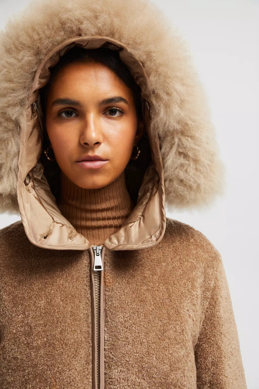 Marne Teddy Short Down Jacket