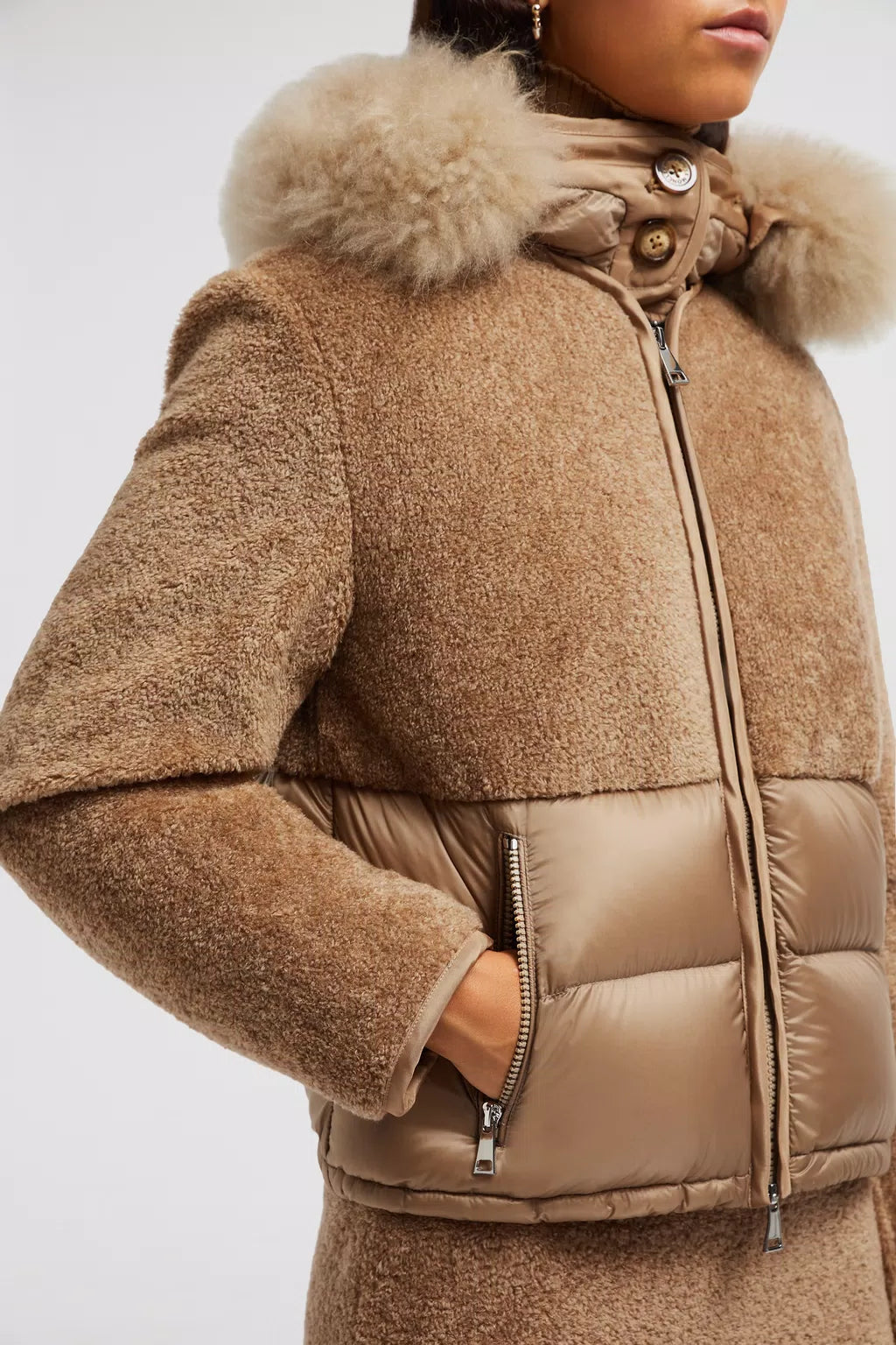 Marne Teddy Short Down Jacket